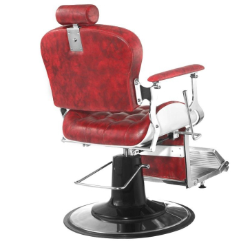 ActivShop GABBIANO FOTEL BARBERSKI PREMIER CZERWONY